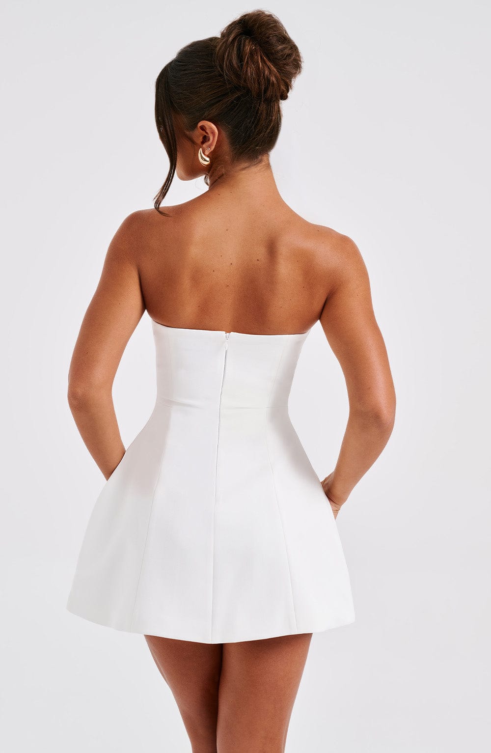 Asha Mini Dress - Ivory (60% OFF CLEARANCE SALE)